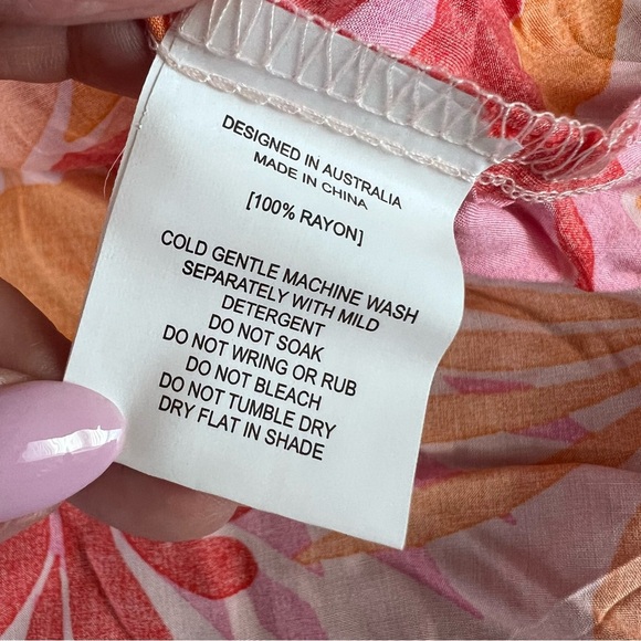 Abel The Label Maxi Dress Women’s Small Anthropologie Floral Slit Rumi B24 - Picture 7 of 12